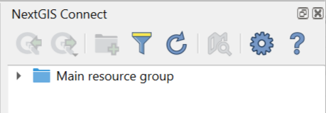 NextGIS Connect panel
