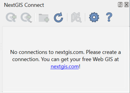 Message if there is no connection